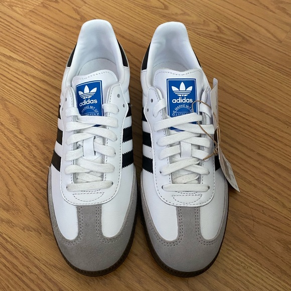 Adidas Samba OG White and Black Sneakers - Picture 2 of 6